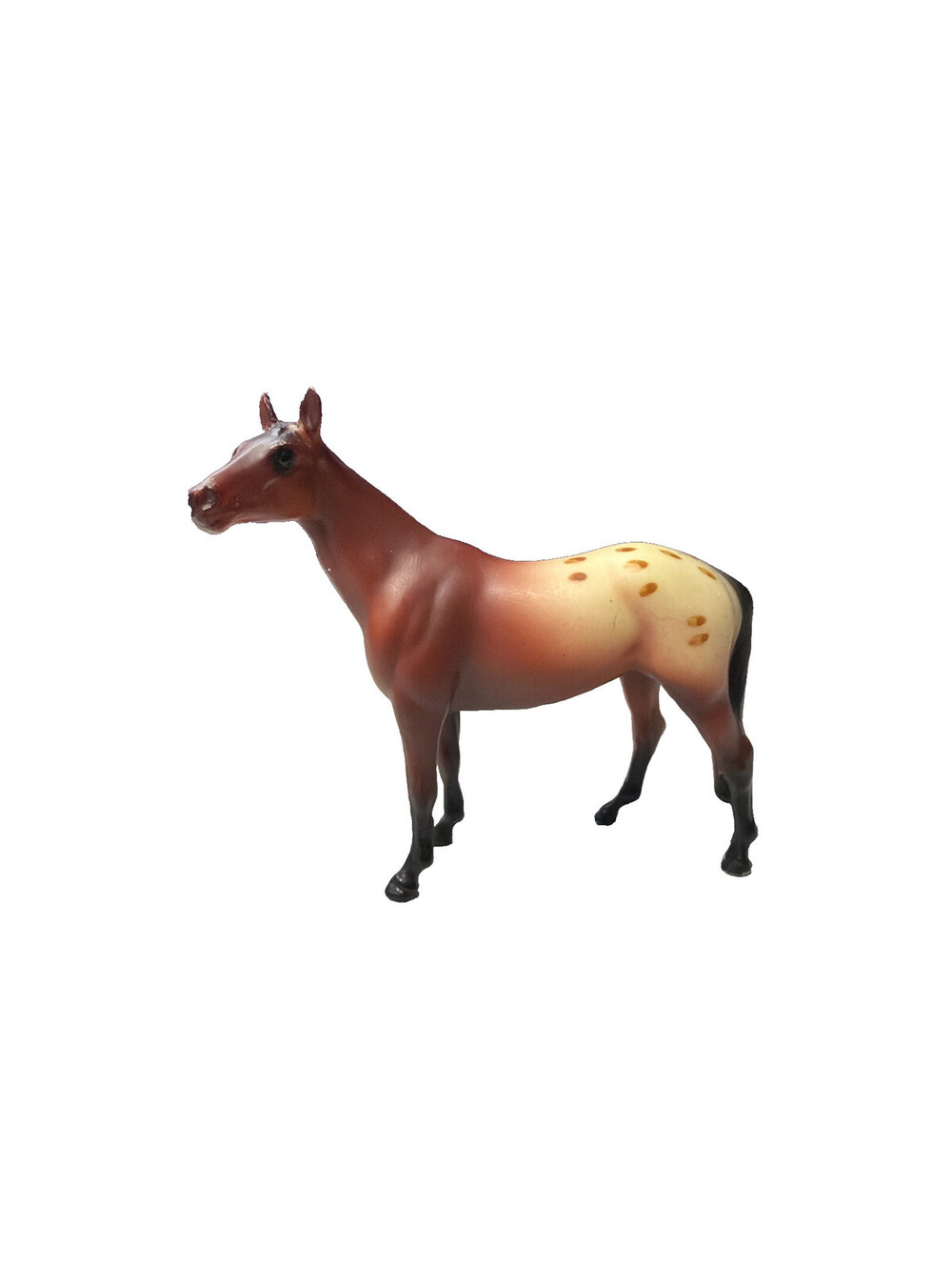 Vintage 1975 Breyer Holding Co. Red Bay Blanket Appaloosa Horse Mare Toy Figure